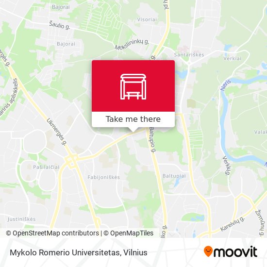 Mykolo Romerio Universitetas map