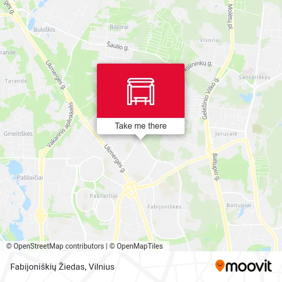 Fabijoniškių Žiedas map