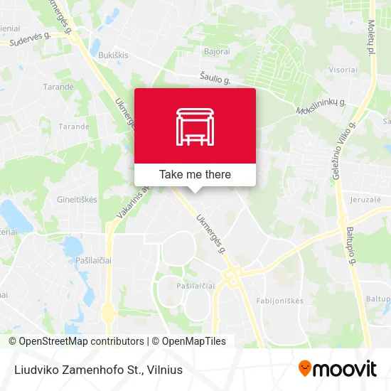 Карта Liudviko Zamenhofo St.