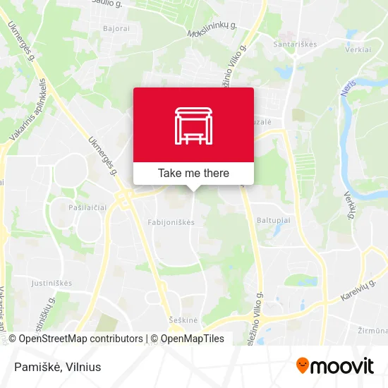 Карта Pamiškė
