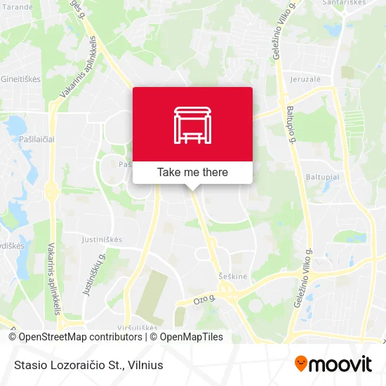Карта Stasio Lozoraičio St.