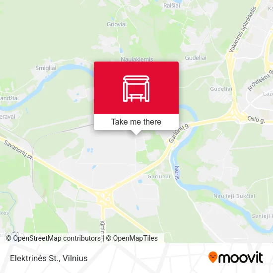 Карта Elektrinės St.