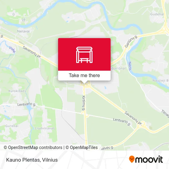 Карта Kauno Plentas