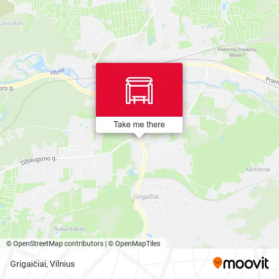 Карта Grigaičiai