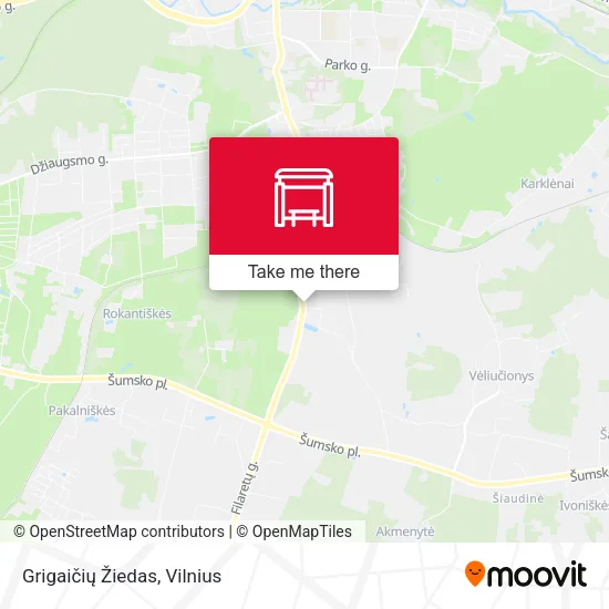 Grigaičių Žiedas map