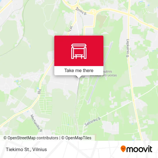 Карта Tiekimo St.