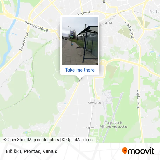 Eišiškių Plentas map