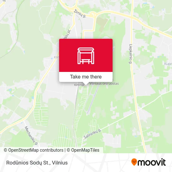 Карта Rodūnios Sodų St.