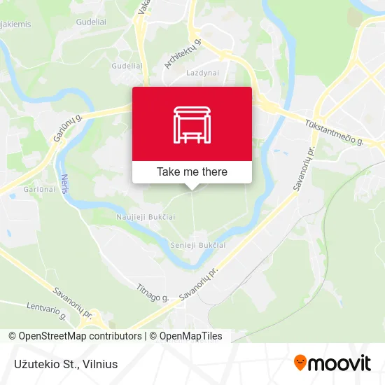 Карта Užutekio St.