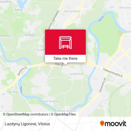 Карта Lazdynų Ligoninė