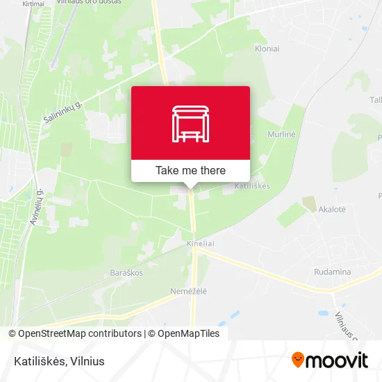 Карта Katiliškės