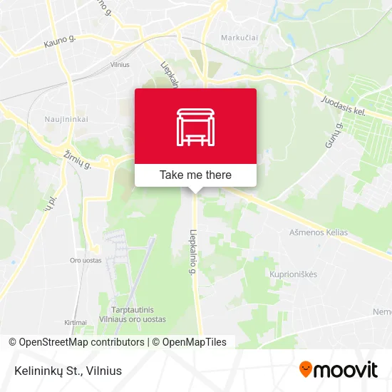 Карта Kelininkų St.