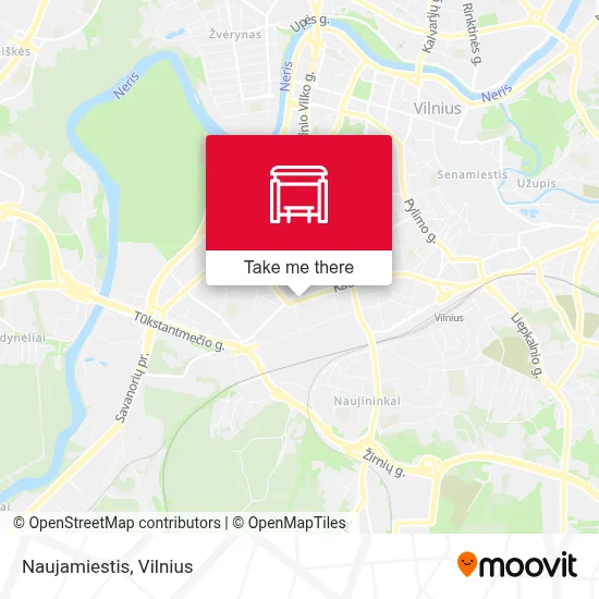 Naujamiestis map