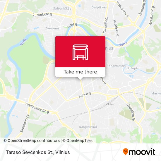 Taraso Ševčenkos St. map