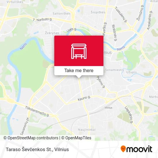 Taraso Ševčenkos St. map