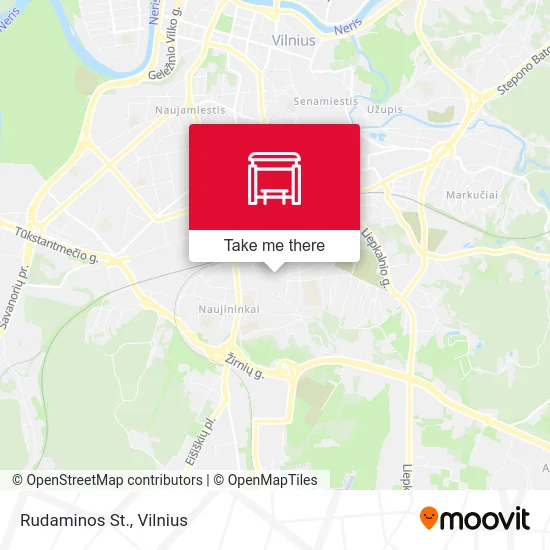 Rudaminos St. map