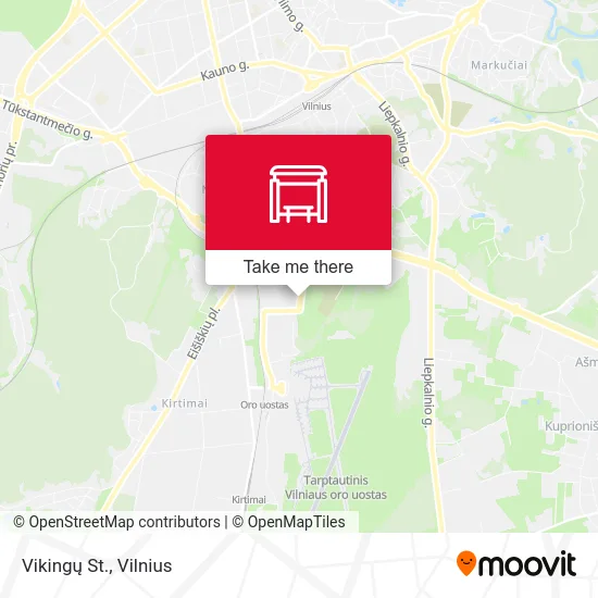 Vikingų St. map