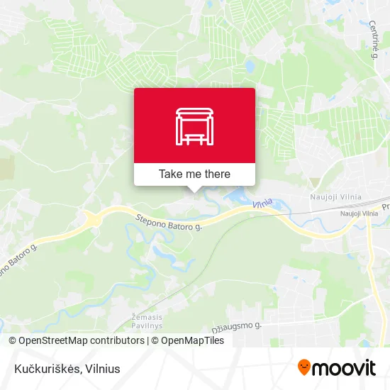 Карта Kučkuriškės