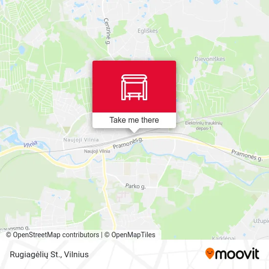 Rugiagėlių St. map