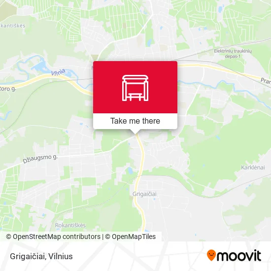 Карта Grigaičiai