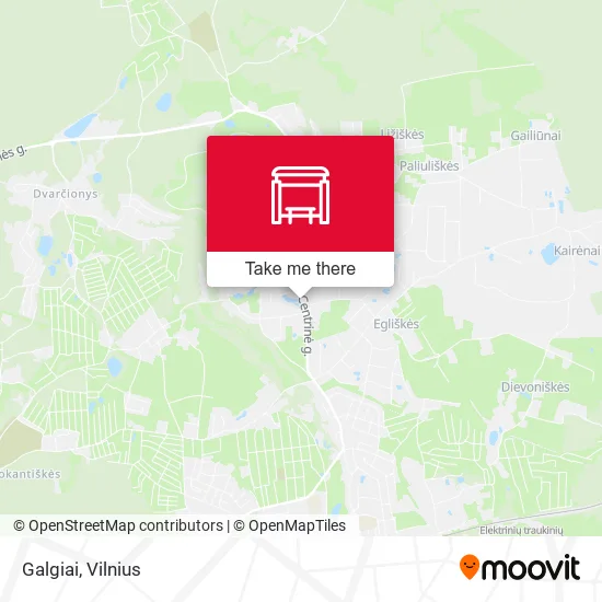 Карта Galgiai