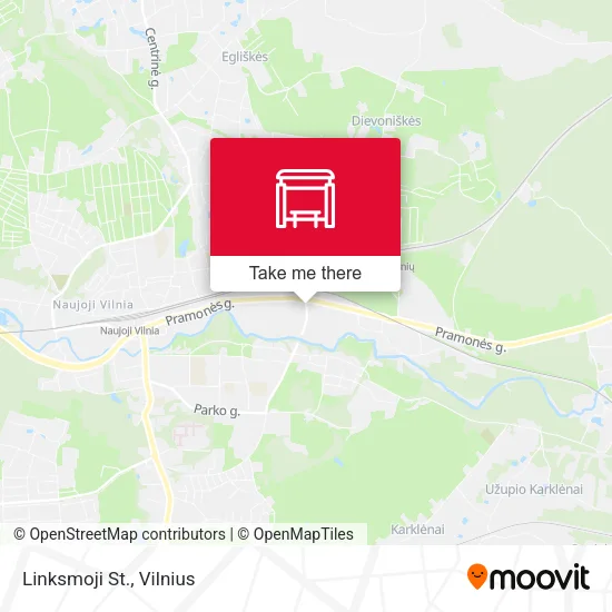 Карта Linksmoji St.