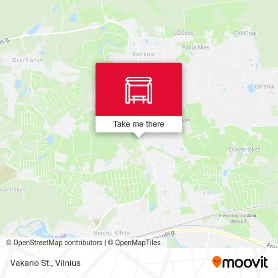 Карта Vakario St.
