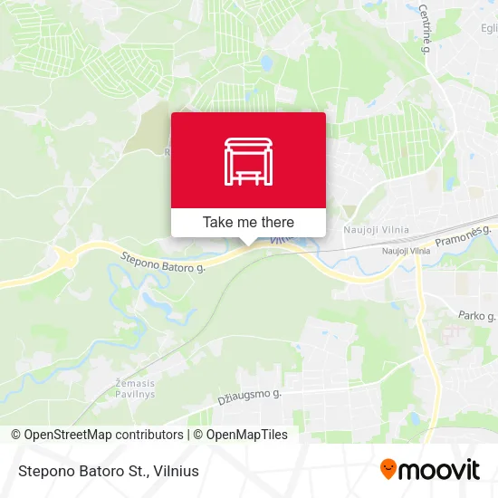 Карта Stepono Batoro St.