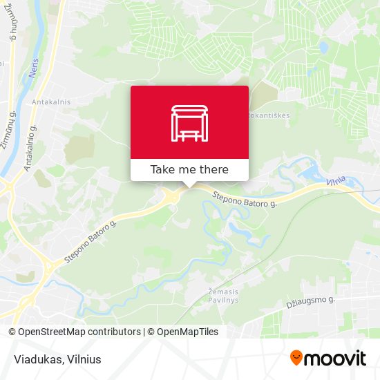 Viadukas map