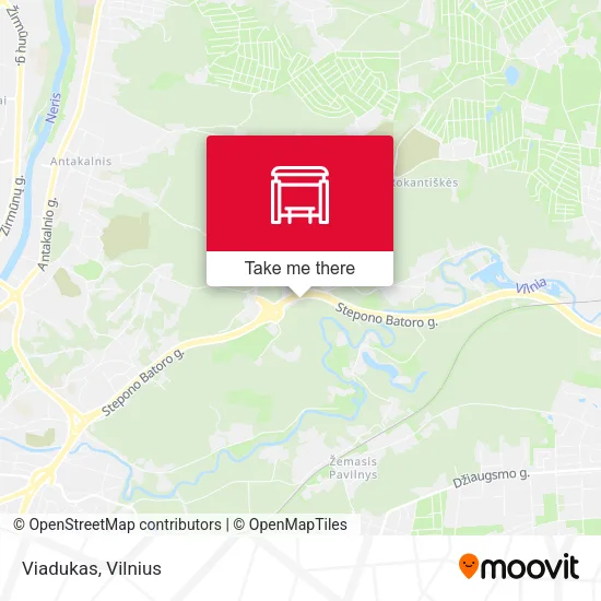 Карта Viadukas