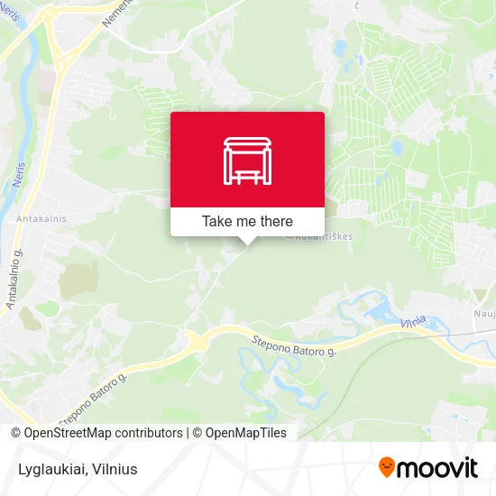 Карта Lyglaukiai