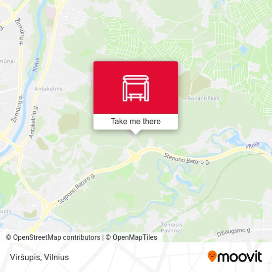 Карта Viršupis