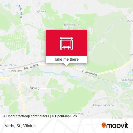 Verbų St. map