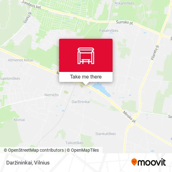 Карта Daržininkai