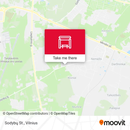 Sodybų St. map