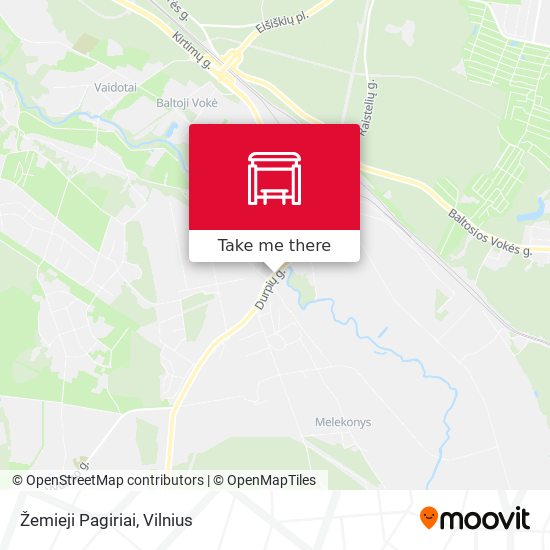 Žemieji Pagiriai map