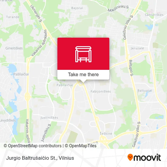 Jurgio Baltrušaičio St. map