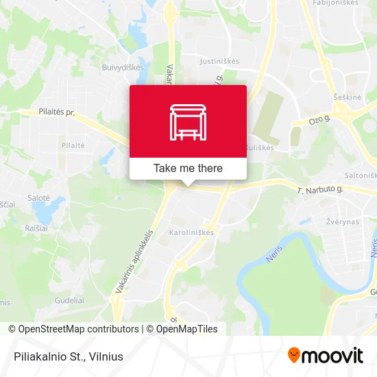 Карта Piliakalnio St.
