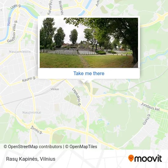 Rasų Kapinės map