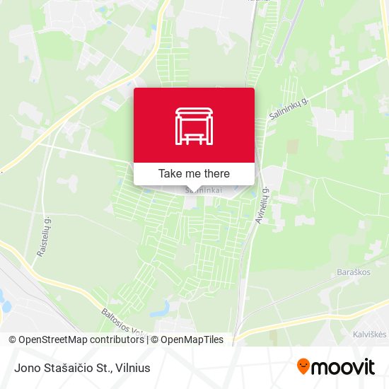 Jono Stašaičio St. map