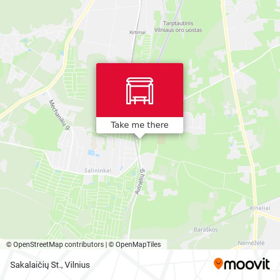 Sakalaičių St. map