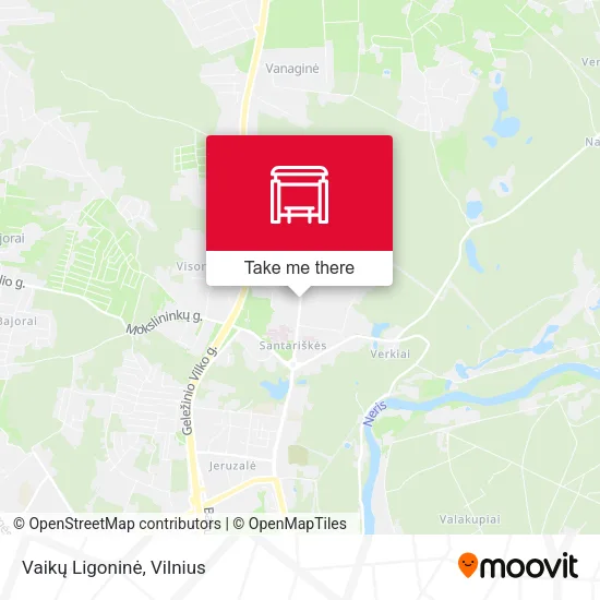 Vaikų Ligoninė map