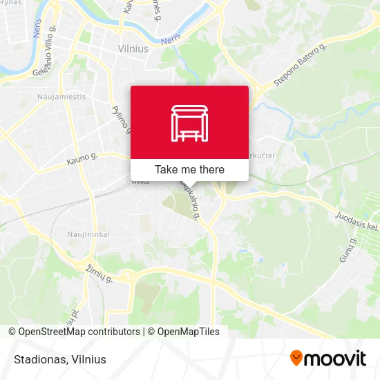 Stadionas map