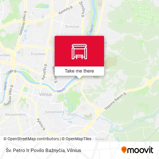 Карта Šv. Petro Ir Povilo Bažnyčia