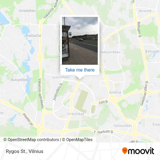 Карта Rygos St.