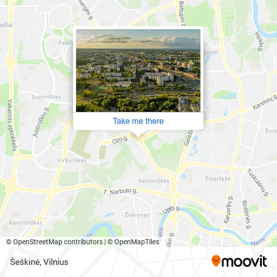 Šeškinė map