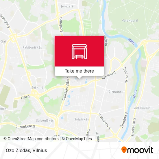 Карта Ozo Žiedas