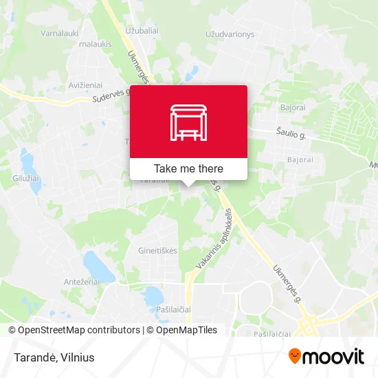 Tarandė map
