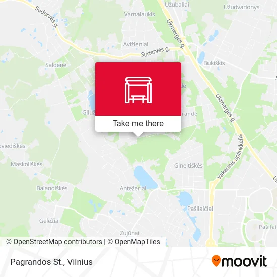 Карта Pagrandos St.