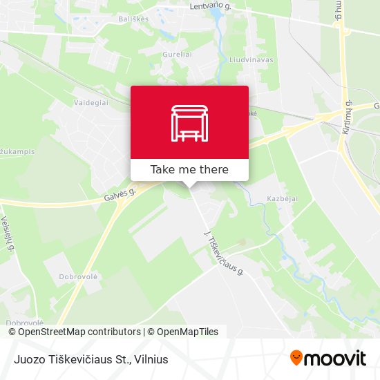 Juozo Tiškevičiaus St. map